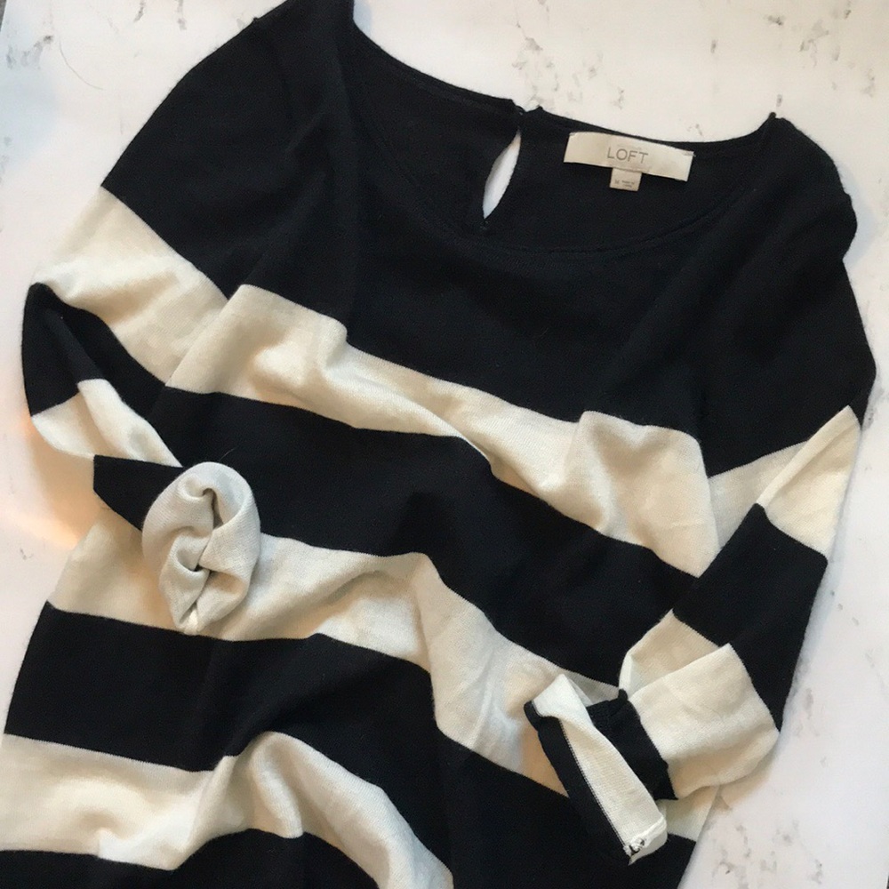 LOFT Striped Sweater